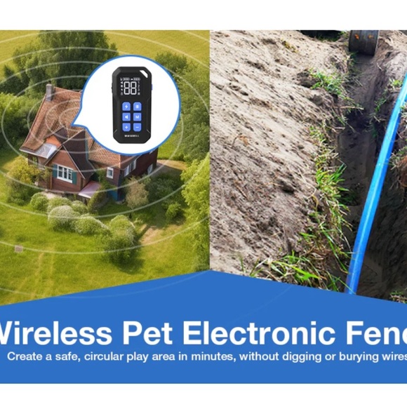 Wireless Dog Fence & Training Collar - Black and Orange - Picture 6 of 7